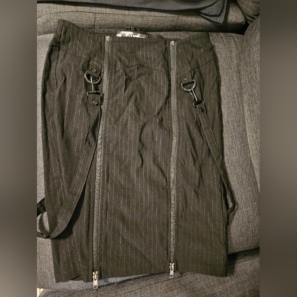 Lip Service Pinstripe Pencil Skirt